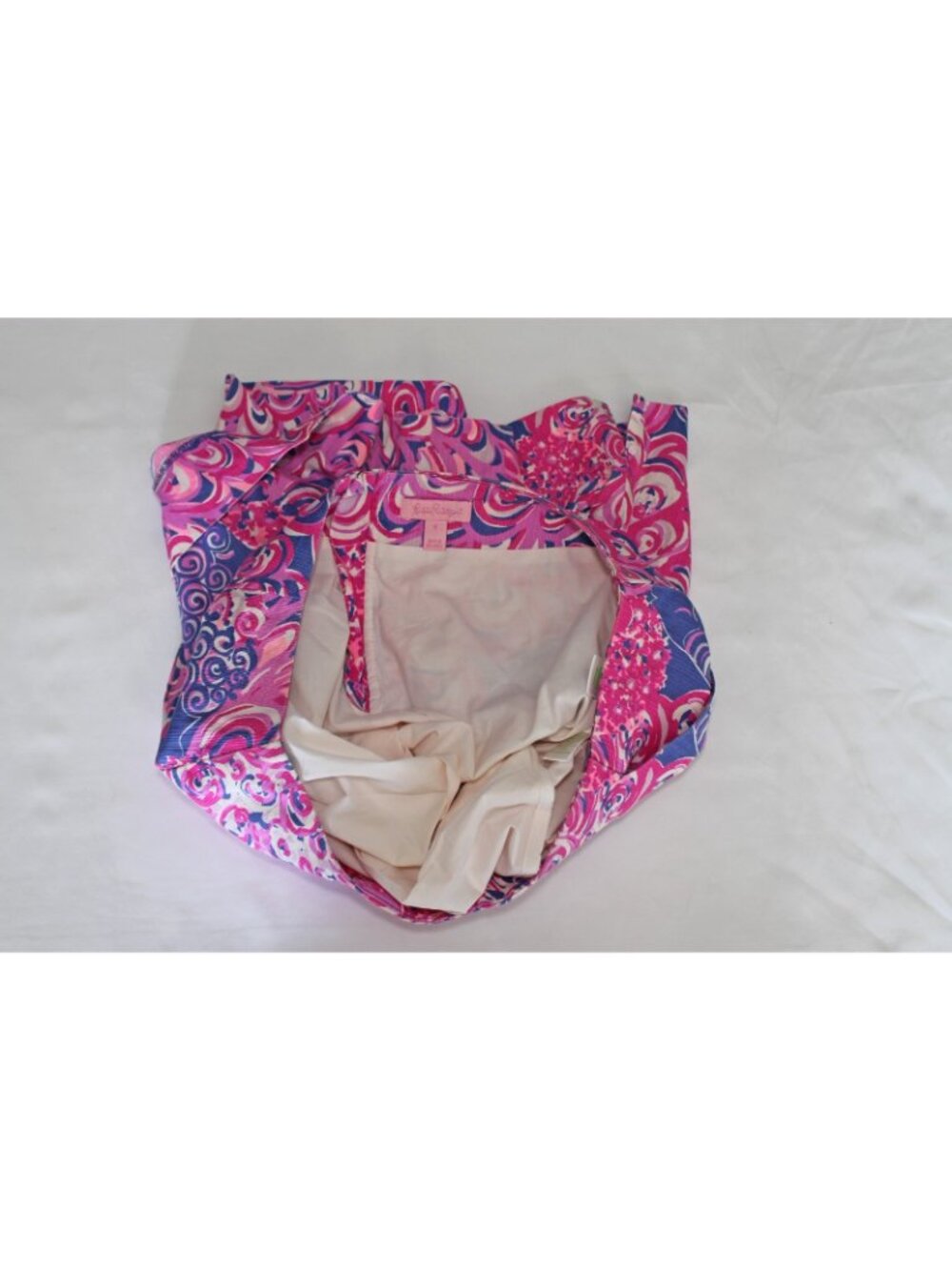 LILLY PULITZER SKIRT LADIES PINK PURPLE BLUE OUTDOOR FLORAL SIZE 6 - Picture 5 of 8